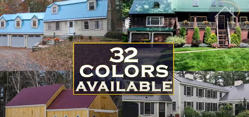 How to Choose the Best Color for Your Metal Roof in massachusetts